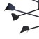 Ceiling Ceiling Mantra Capuccina, LED, 4000LM, 3000K, 592 mm, black color
