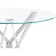 Glass table Roko chrome 80x80x75 cm