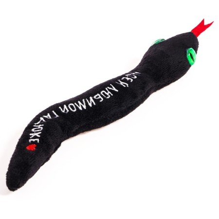 New Year! Soft toy "My beloved viper", a snake, black, 27 cm-3