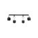 Bonding set 4 Pecado BDSM fixation points, genuine leather, black color