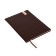 The weekly dated 2024, A4, 64 sheets, Devente.vertical, a solid cover of artificial leather with foam, lies, cream block 70 g/m2, brown