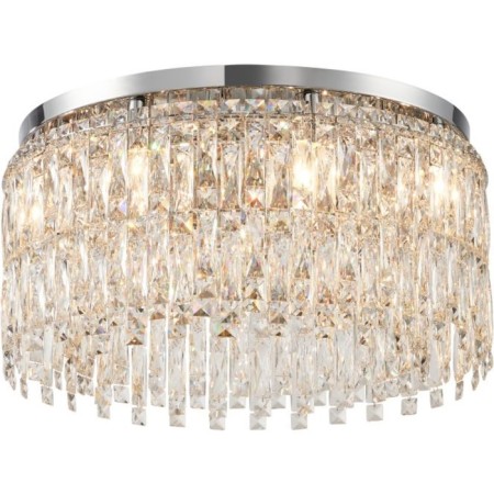 Ceiling chandelier STILFORT 2173/09/08C Santorini, 8x40W, E14, 600x600x300 mm, chromium color-1