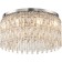 Ceiling chandelier STILFORT 2173/09/08C Santorini, 8x40W, E14, 600x600x300 mm, chromium color