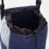 Bag-leaf on the cord, external pocket, blue color