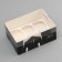 Box for 6 cupcakes with a transparent lid, "Male forar", 23 × 16 × 10 cm, confectionery packaging