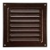 Ventilation grate Zein luxury RM1717M, 175x175 mm, with a grid, metal, copper antique