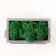 Kashpo concrete mini "Retro radio" with moss lightly gray 8x4x4.5cm (moss green stabilizer.)