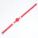 Gag BDSM NOTABU, adjustable belt, ball with holes, PVC, D 45 mm, red