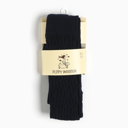 Pantyhose children, dark blue color, height 134-140-9