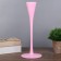 Glass "Narrow glass" Pink set 2 pcs 28.5x10.5x10.5 cm