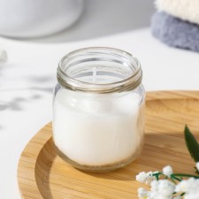 Aromatic candle in the bank 