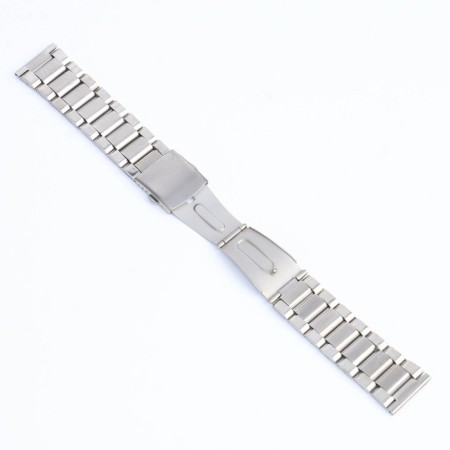 Solomon watch strap, 24 mm, metal, silver-1