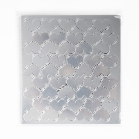 Interior stickers "hearts", mirror, decor on the wall, 100 email, size of El 2 x 2.5 cm-3