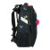 School backpack 38 x 30 x 16 cm, ergonomic back, Stavia "Neon", black