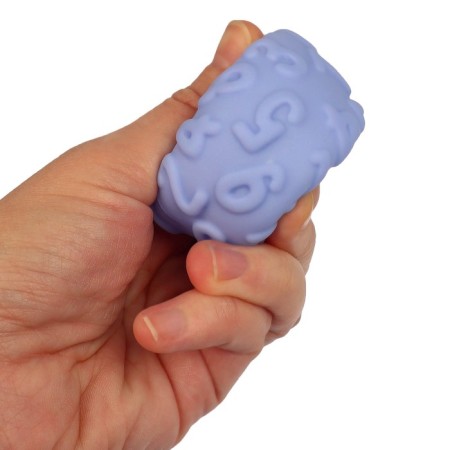 A set of developing tactile balls "handbag", with a squeak, 4 pcs, crumb I-11