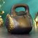 The piggy bank "Giry Snake" Black-Zoloto, 20cm