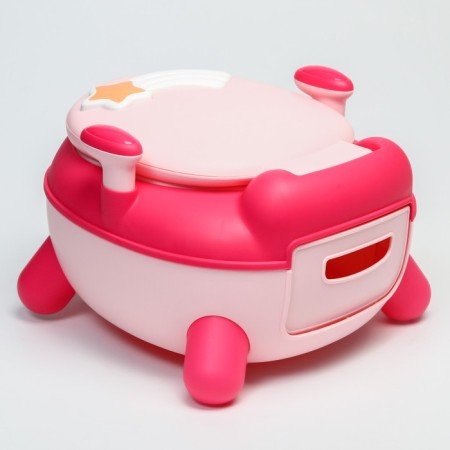 Children's pot "Star", pink color-3