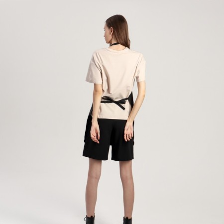 Apron for the master, with pockets, black color-4