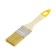 Brush flat "Akor" metropolitan, artificial bristles, plastic handle, 35x8 mm