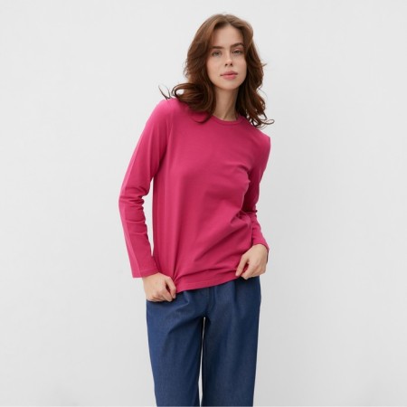 Longsliv Women's Minaku: Basic Line Fuchsia Color, Size 46