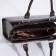 El Masta bag on lightning, external pocket, long belt, dark brown color