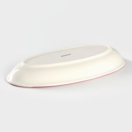 Oval shade "Rose", 28.2 × 14.5 × 3.5 cm, white color-2