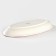 Oval shade "Rose", 28.2 × 14.5 × 3.5 cm, white color