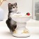 Garden Figure-feeder "cat with a vase" 21x13x20cm