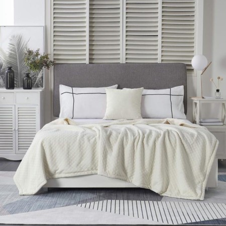 Grand bedspread, size 160x220 cm, color milk