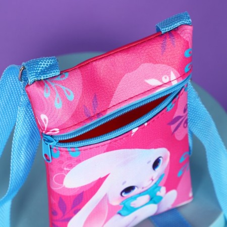 Gift set for the girl "Bunny", bag, gum set, notebook, tattoo-3
