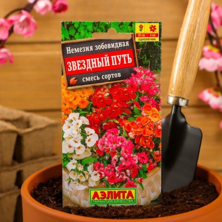 Flower seeds Nemesia "Star Way", a mixture of colors, o, 0.03 g-4