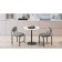 Dining table "Dale", 750 × 750 × 743 mm, color white marble