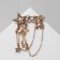 Brooch "Starfall", Color Gold