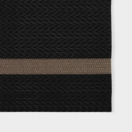 Serving napkin on the Rona table, 45 × 30 cm, black color-1