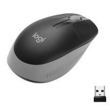 Logitech M191 Black/Gray Optical (1000dpi) Wireless USB (2but)
