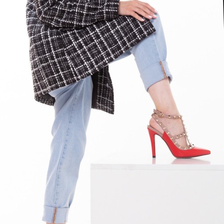 Women's shoes, red color, size 35-4