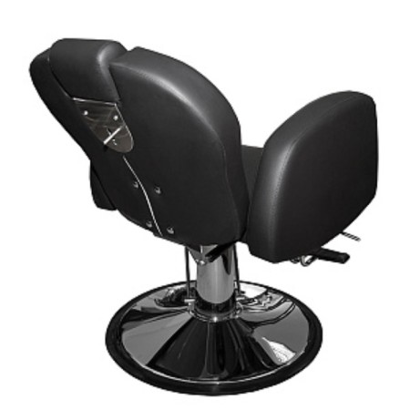 Hairdressing chair "Status", hydraulic lift, a disk with a stand for the legs, black color-5