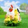 Garden figure "Chicken hen" 27x19x23cm
