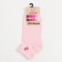 Women's socks shortened "flamingos", light pink color, size 23-25