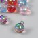 Decor for creativity Plastic "crumpled ball" transparent color mix 1.6x1.6 cm