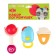 A set of rattles "Sweets", with elastic elements, 3 pcs, crumb I