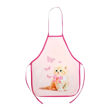 Apron for labor + sleevens, 485 x 395/250 x 160 mm, height 116-146 cm, calligrata "cat"-2