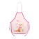 Apron for labor + sleevens, 485 x 395/250 x 160 mm, height 116-146 cm, calligrata "cat"
