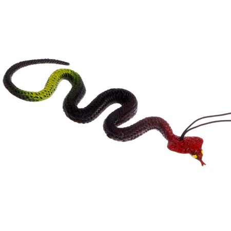 Joke "snake", rubber, black-1