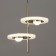Bayerlux lamp "Imon" 32W LED gold 28x19.5x35cm