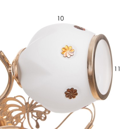 Velma chandelier 5x40W E27 Gold Model: 2600549-5