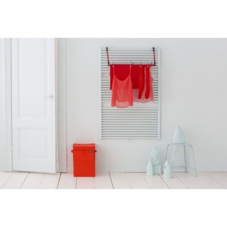 Brabantia linen dryer, hinged, red color, 4.5 m-4