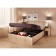 Bedside table Sherlock 51, 282 × 353 × 696 mm, sonoma oak color