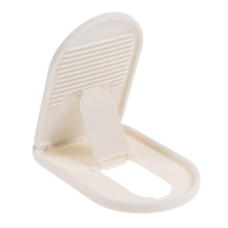Luazon phone stand, folding, adjustable height, rubber insert, white-6