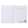 Notepad 120 x 170 mm, 32 sheets are funny pandules, covered cardboard, matte lamination, curly cutting, block 65 g/m2